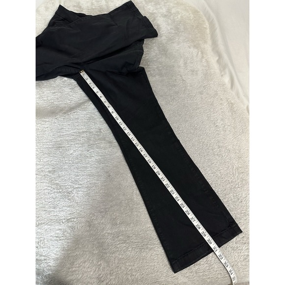 American Eagle Kick Boot Jeans Womens 10 Reg Black Next Level Stretch High Rise - Picture 3 of 9